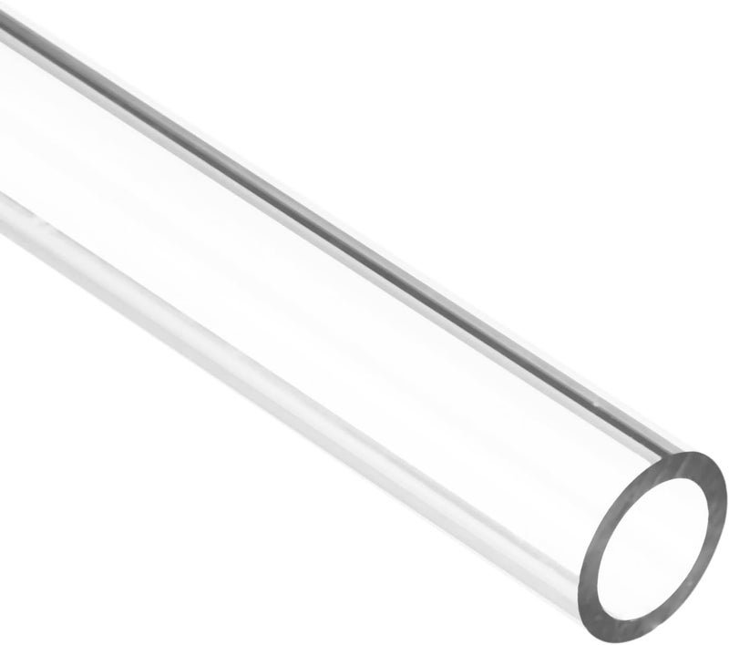 uxcell Clear Rigid Tubing Pipe 11mm ID x 15mm OD 1Ft(305mm) Round Plastic Tube - Image 3